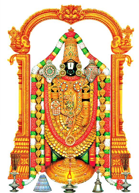 Lord_ Venkateswara_ Traditional_ Artwork PNG