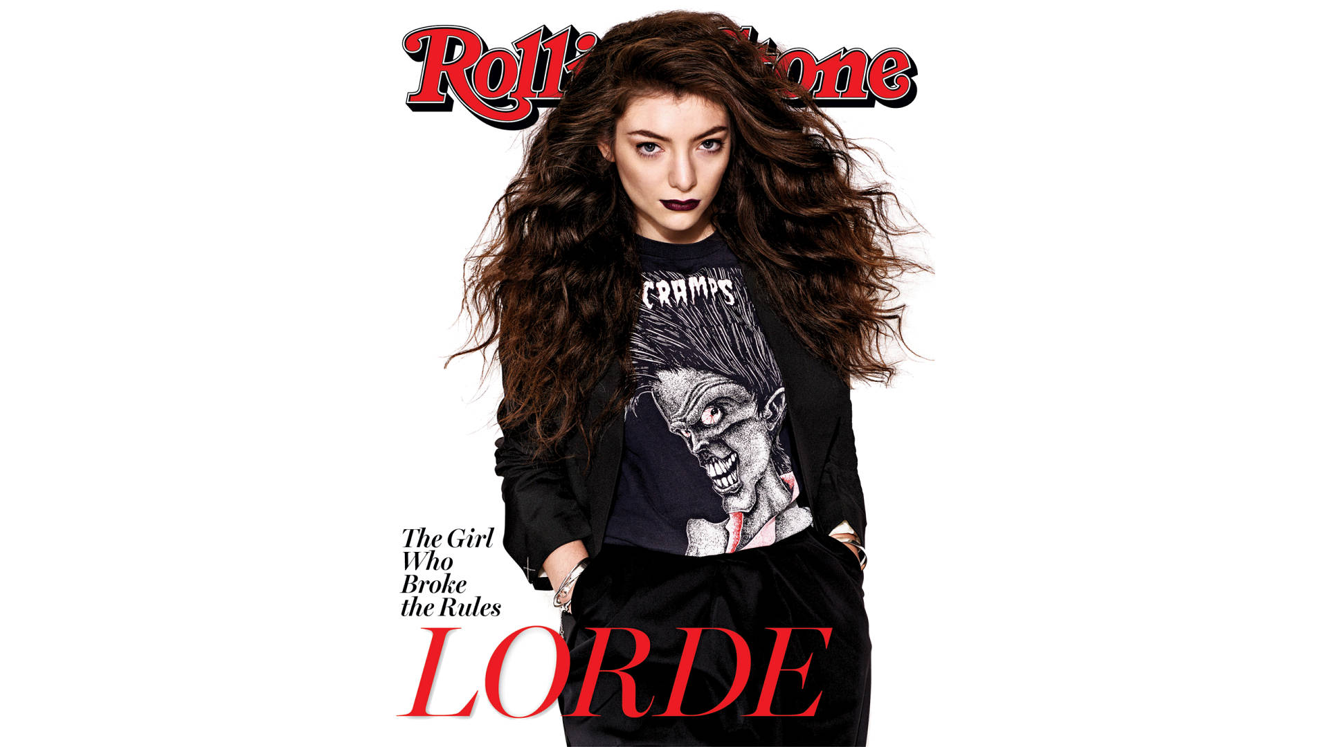 Lorde In Rolling Stone Cover Background