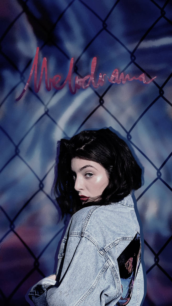 Lorde Melodrama Graphic Art Background