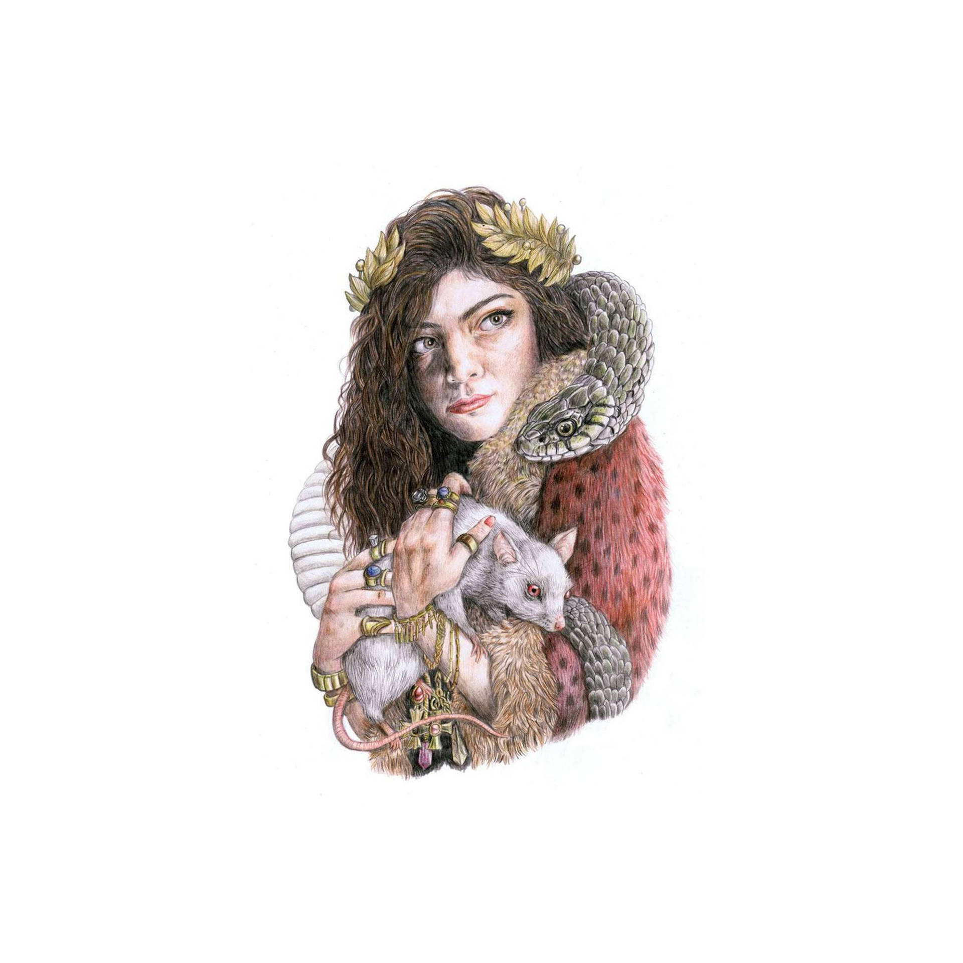 Lorde The Love Club Art Background