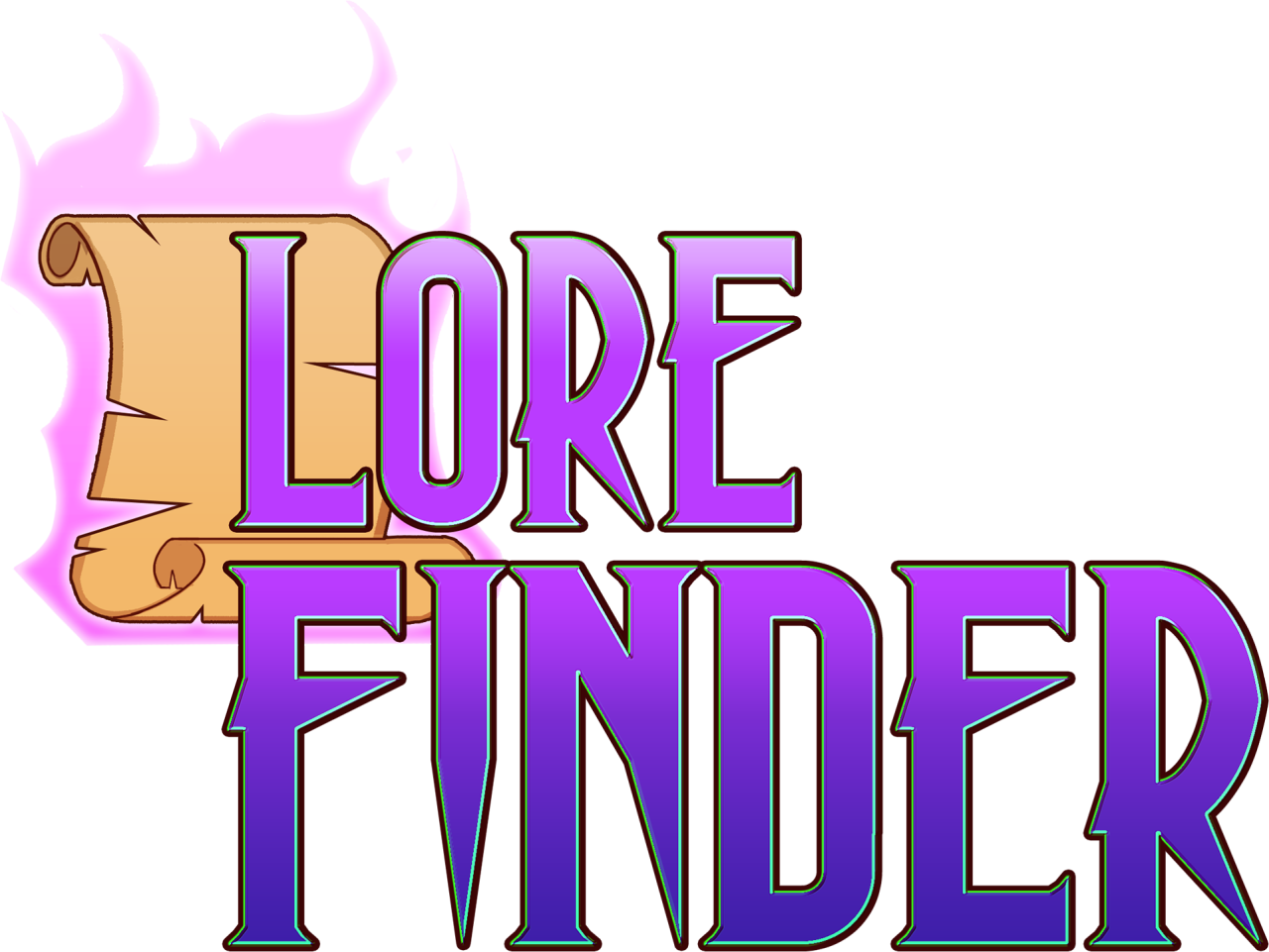Lore Finder Game Logo PNG