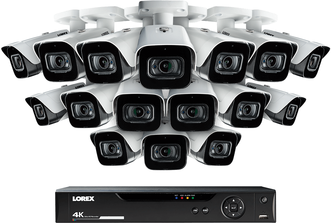 Lorex4 K Security Camera System PNG