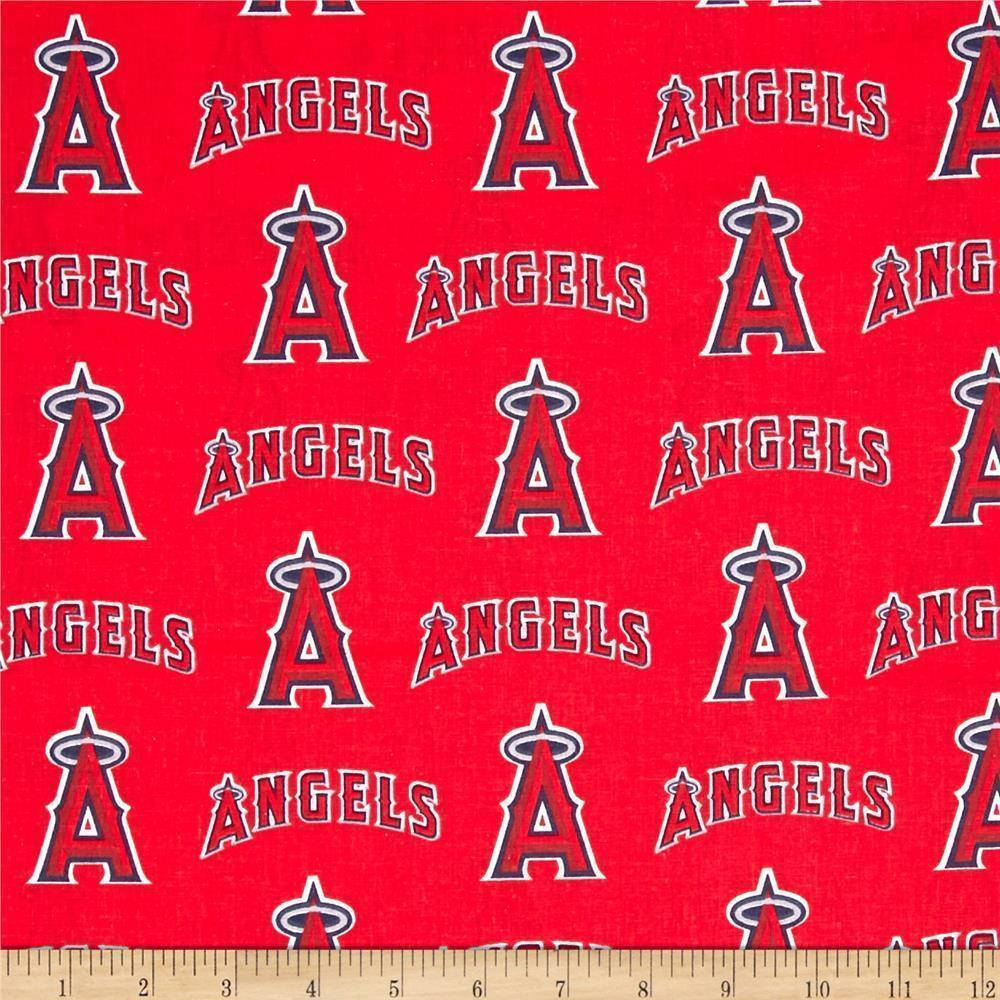 Collagedel Logotipo De Los Angeles Angels. Fondo de pantalla