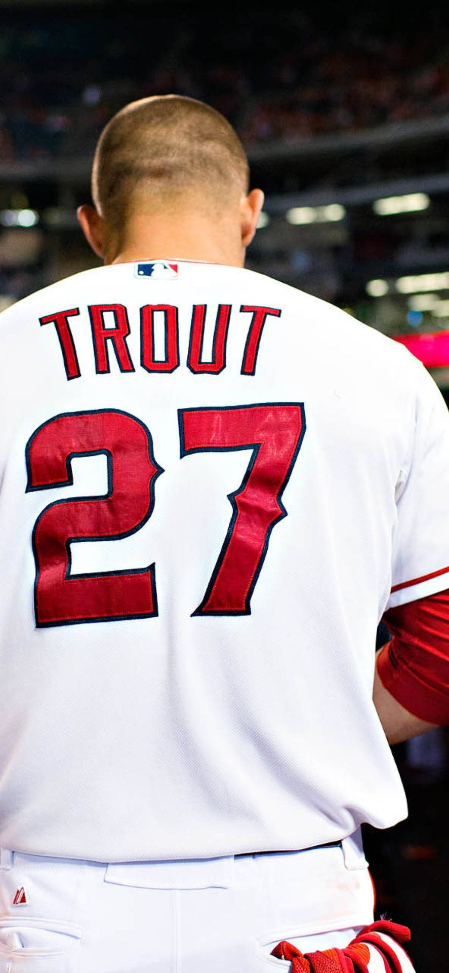 mike trout jersey wallpaper