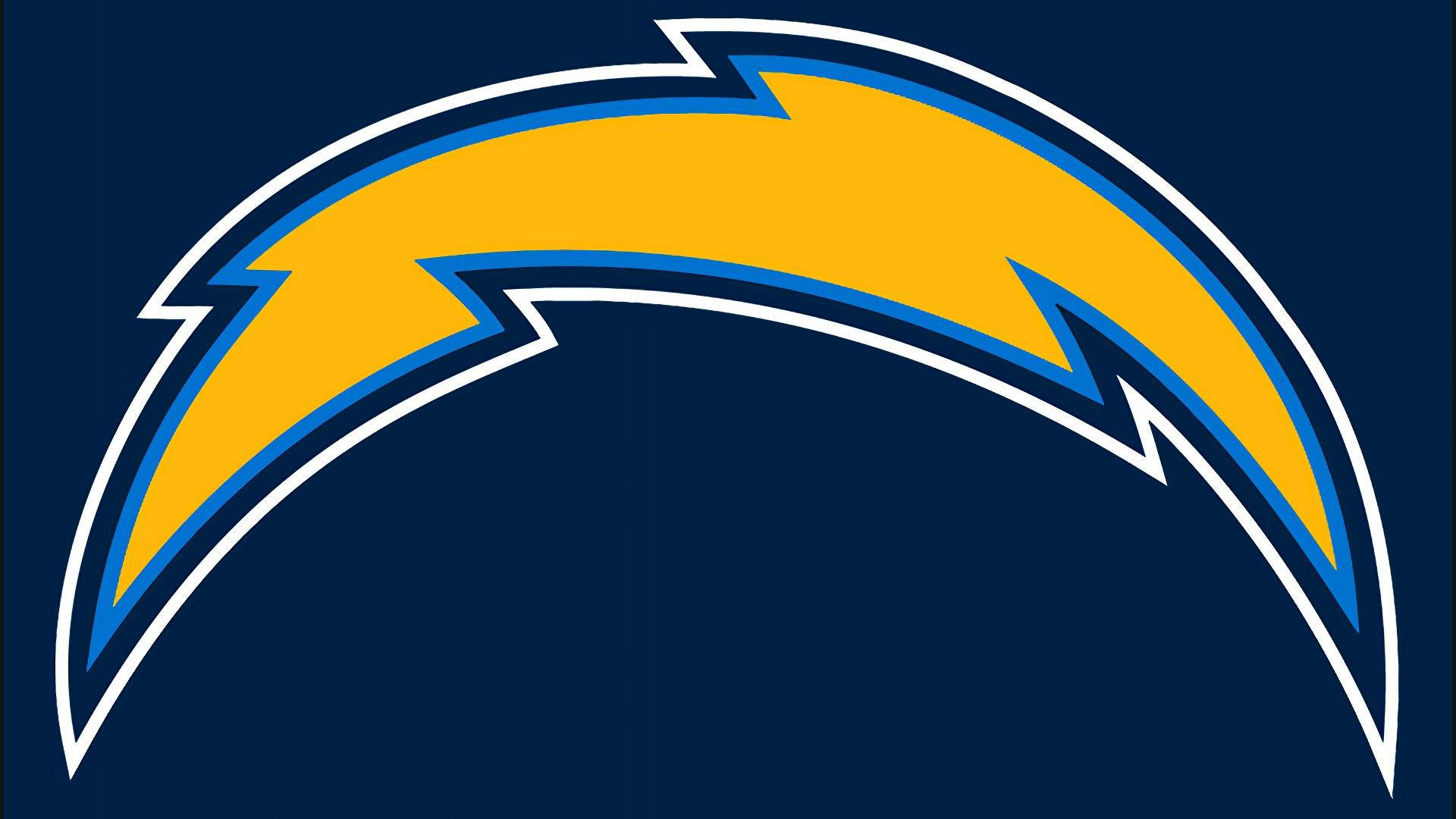 Los Angeles Chargers Lightning Strike Logo Wallpaper