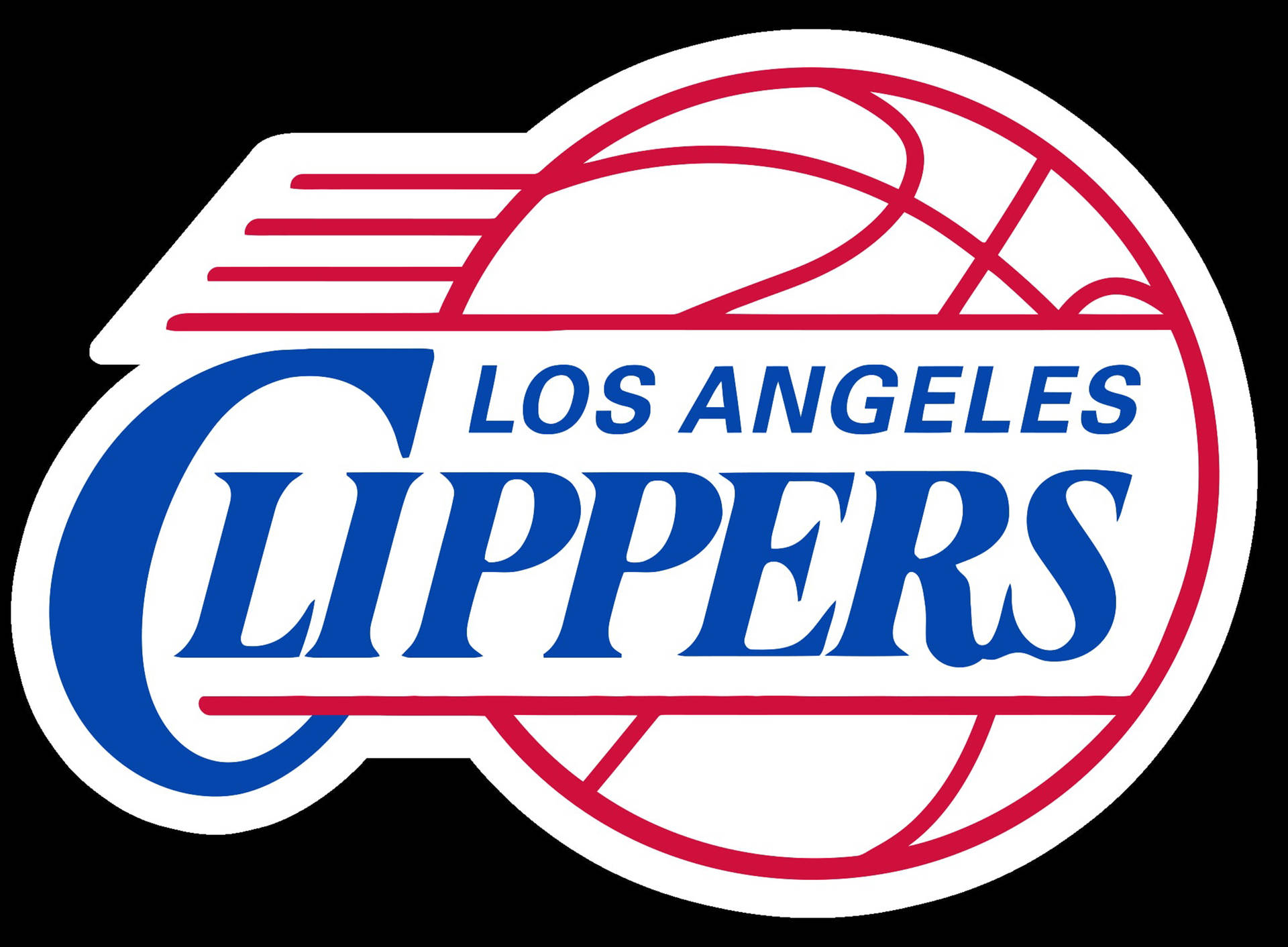 Los Angeles Clippers 2010 Black Background Wallpaper