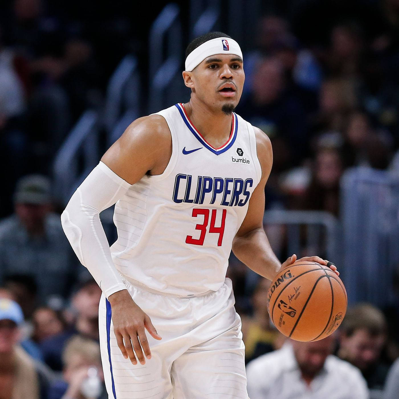 Los Angeles Clippers no. 34 Tobias Harris Tapet Wallpaper