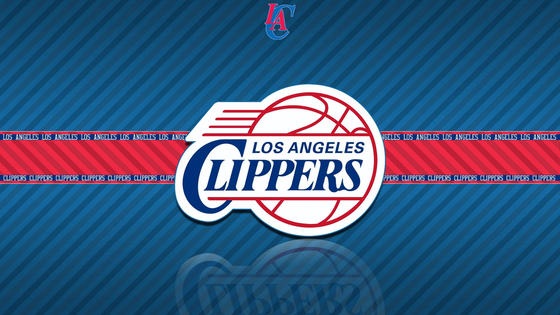 Los Angeles Clippers Stripes Illustration Wallpaper