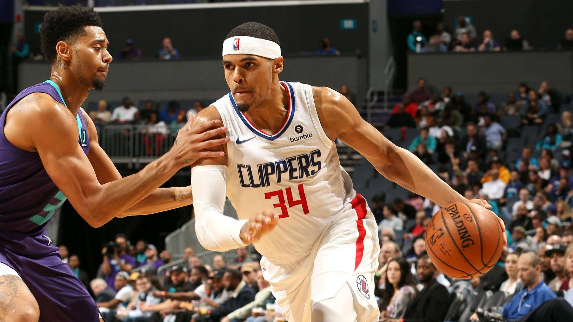 Los Angeles Clippers Tobias Harris Defense Background
