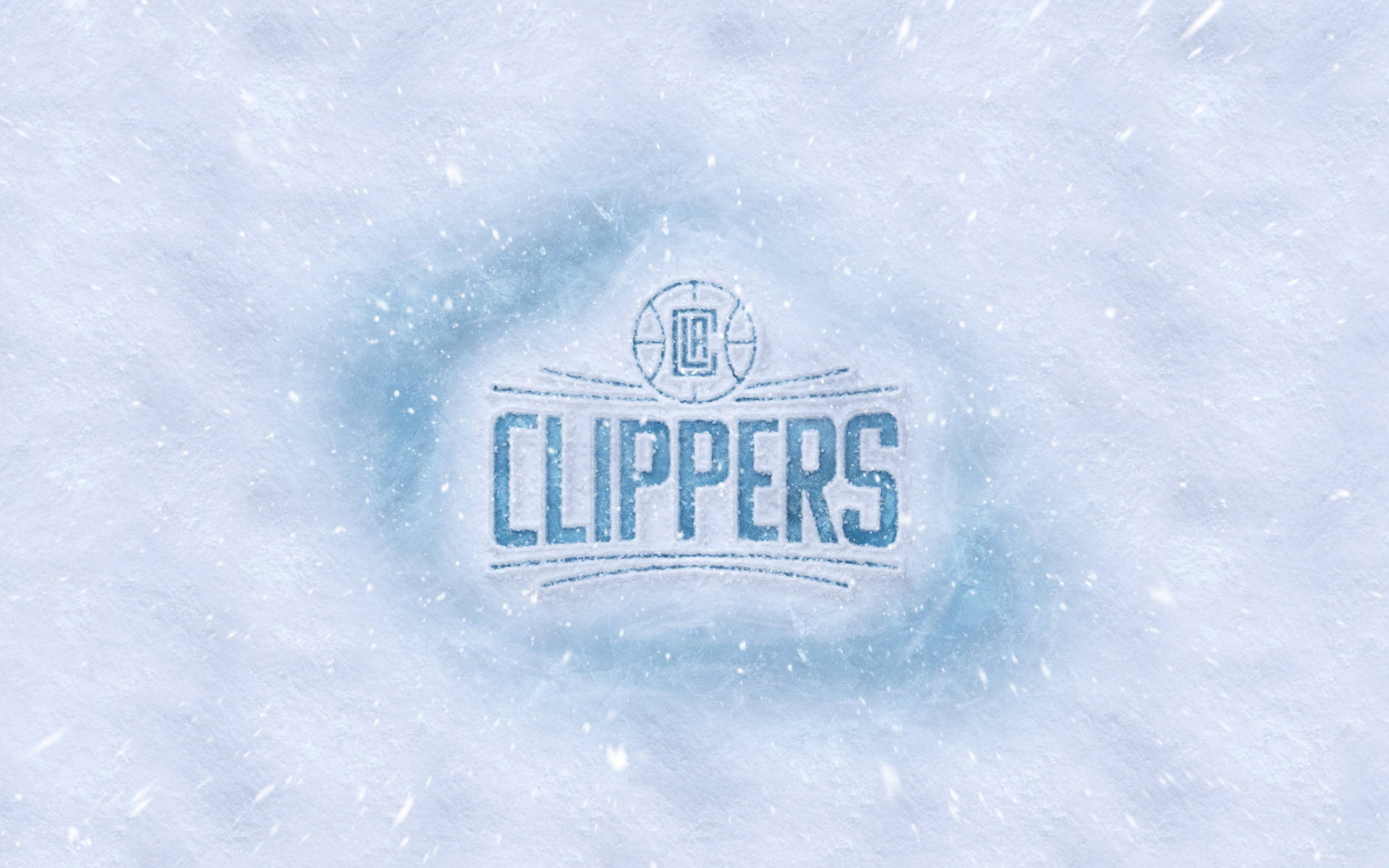 Los Angeles Clippers Winter Logo Wallpaper