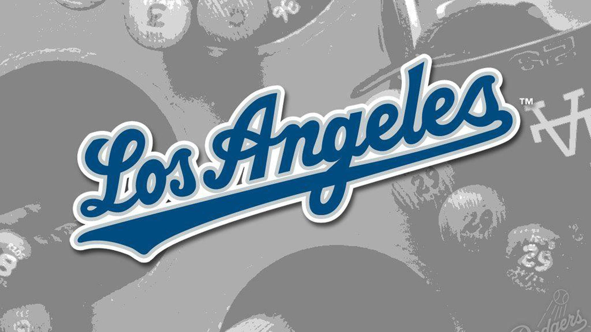 Los Angeles Dodgers Baseball Numbers Wallpaper