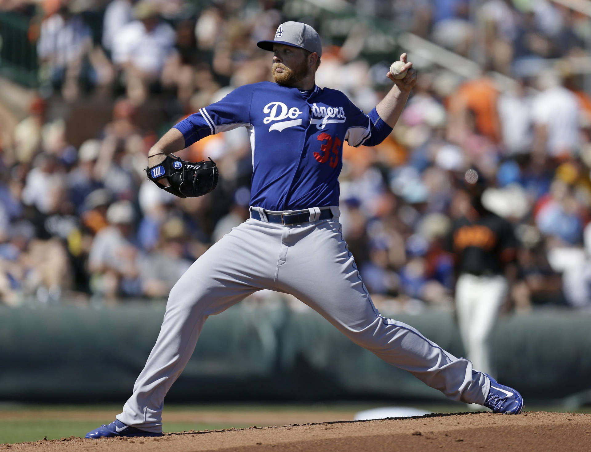 Los Angeles Dodgers venstrehånds pitcher som tapet. Wallpaper