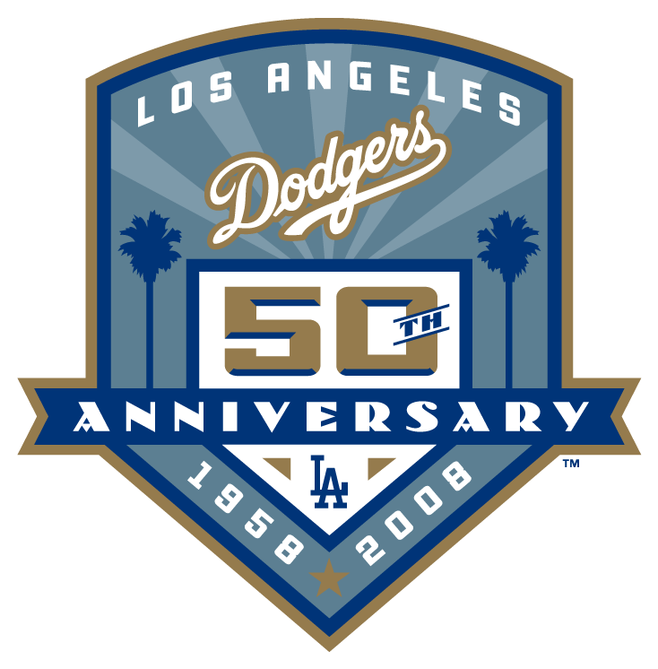 Los Angeles Dodgers50th Anniversary Logo PNG