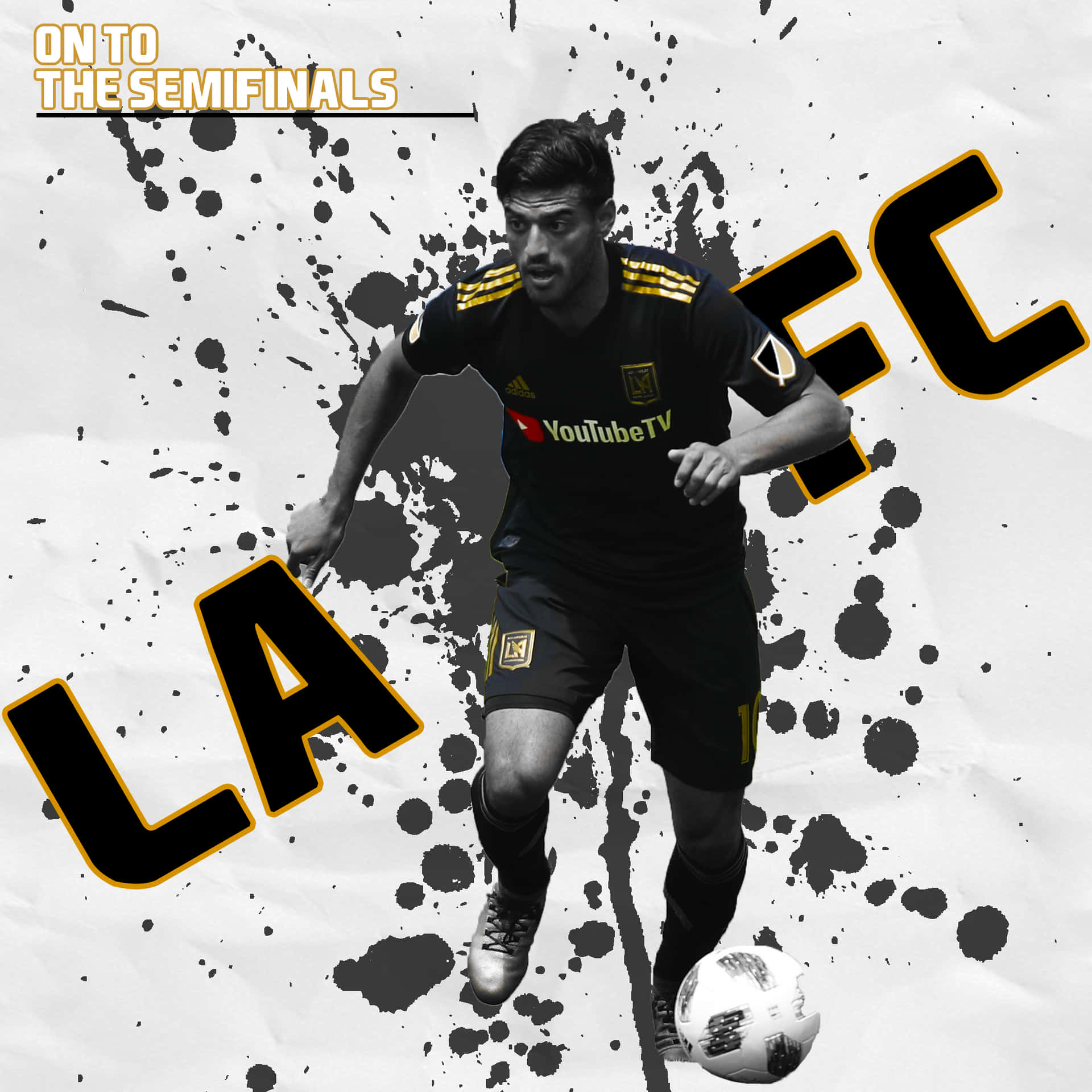 Carlos Vela of Los Angeles FC in action during the Lamar Hunt US Open Cup. Wallpaper
