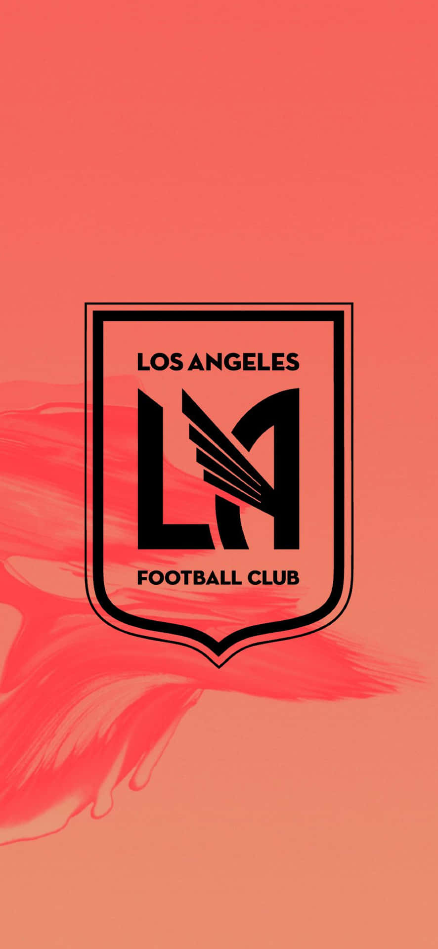 Los Angeles FC Pink Digital Fan Art Wallpaper