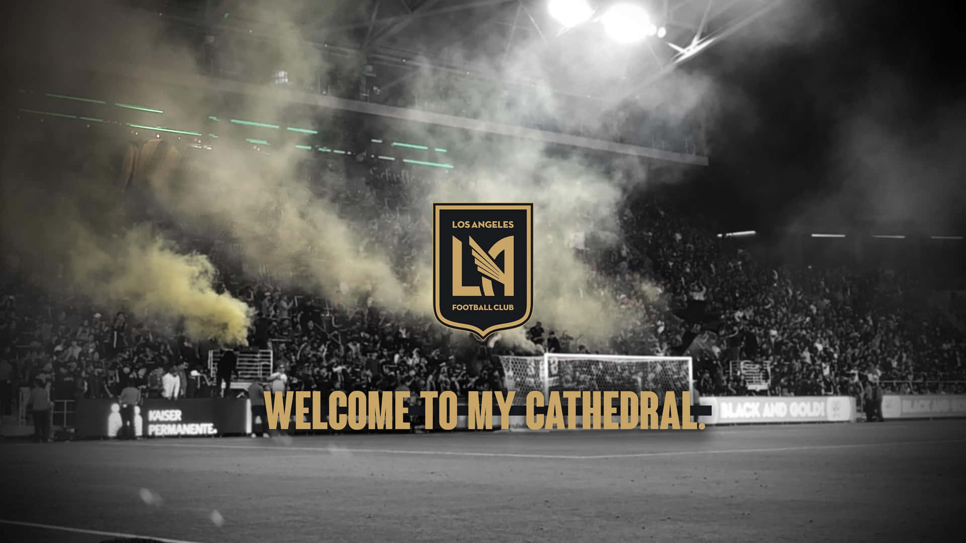 Los Angeles FC Welcome To My Cathedral Digital Illustration Wallpaper