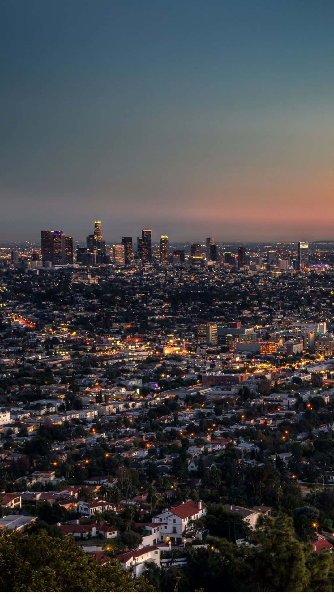 Nyd skønheden af ​​Los Angeles med din iPhone Wallpaper