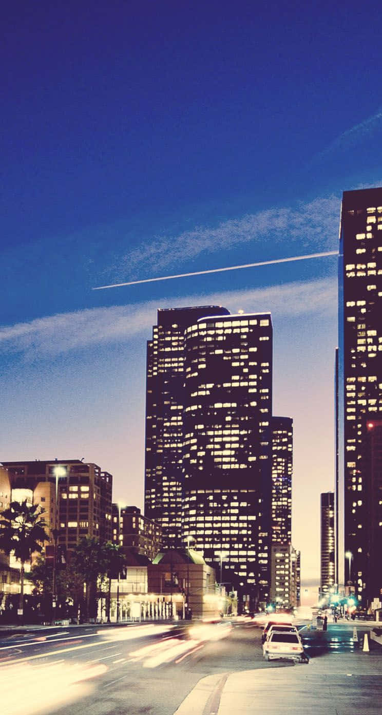 Udforsk Los Angeles med en iPhone Wallpaper