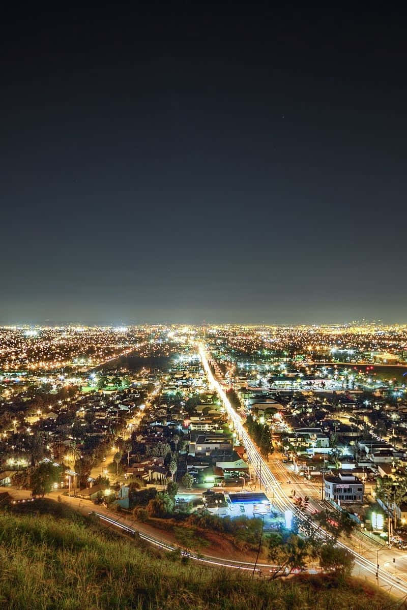 Genießeden Blick Auf Los Angeles Von Deinem Iphone Aus. Wallpaper