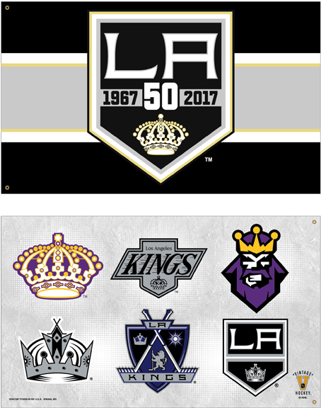 Los Angeles Kings50th Anniversary Logos PNG