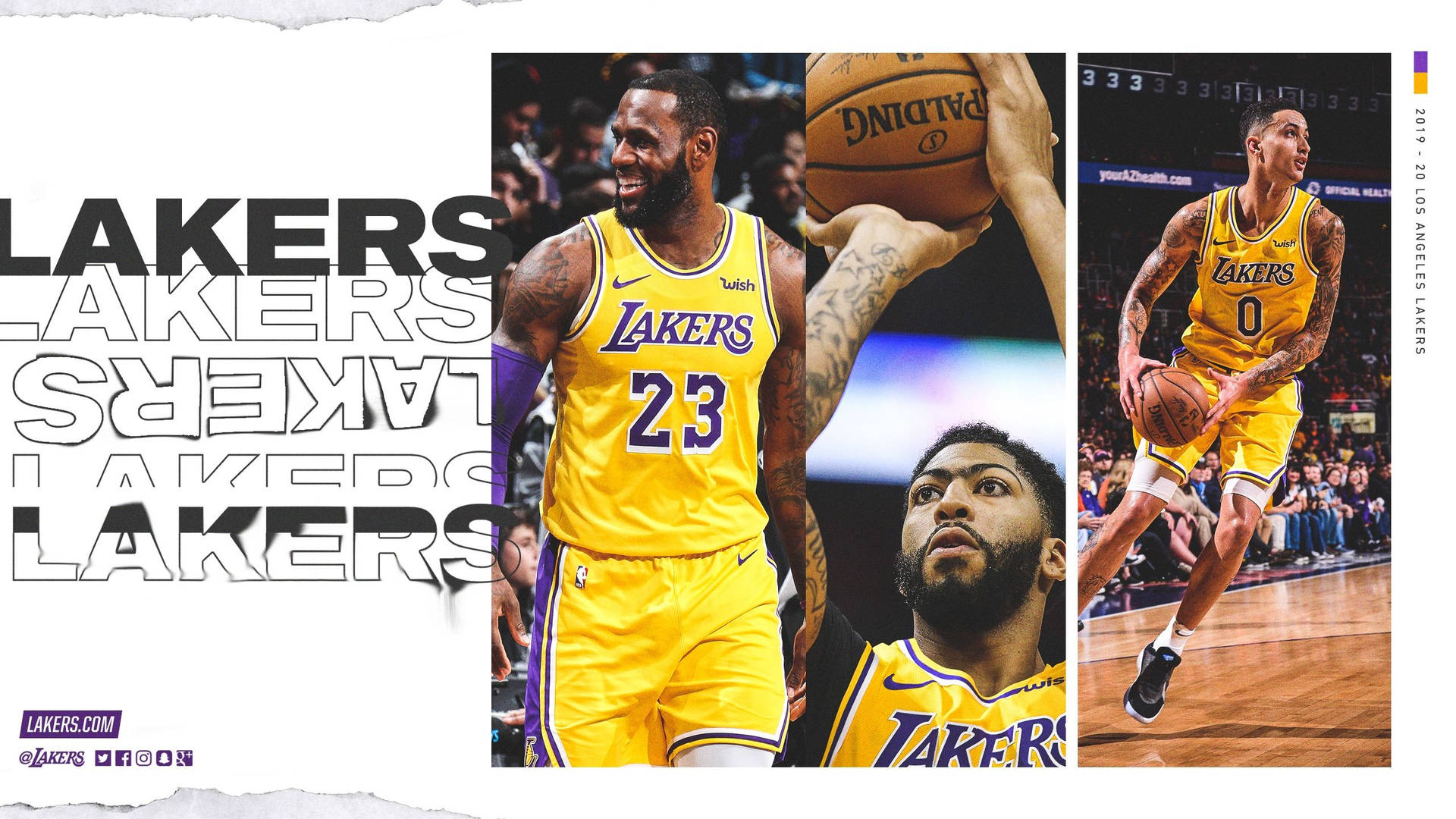 Celebrating the History of the Los Angeles Lakers Wallpaper