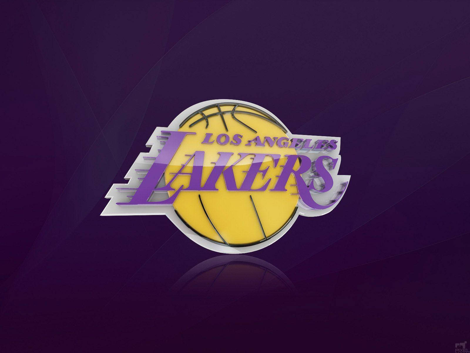 Los Angeles Lakers Dark Purple Wallpaper