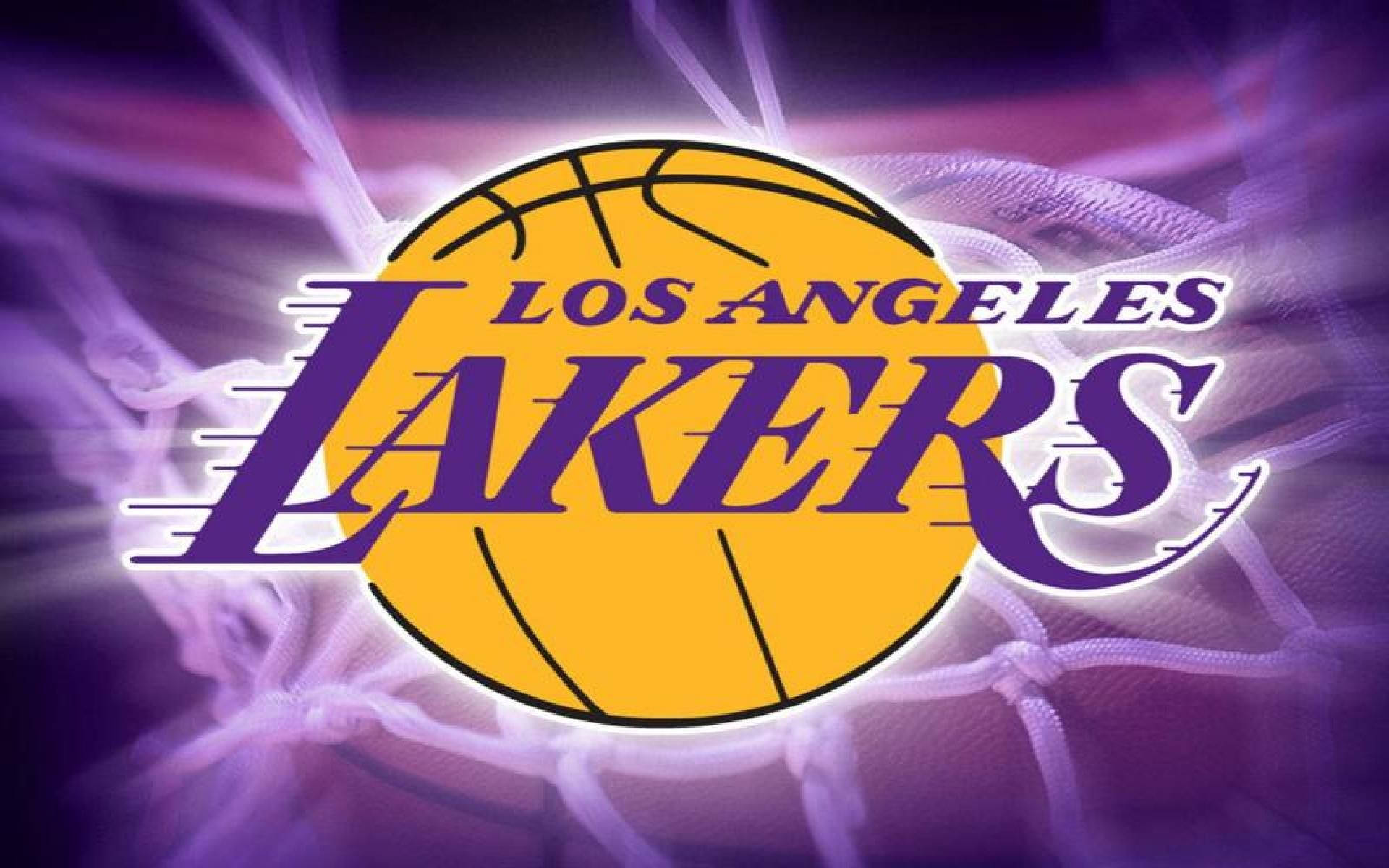 Los Angeles Lakers Logo Basketball Hoop Wallpaper