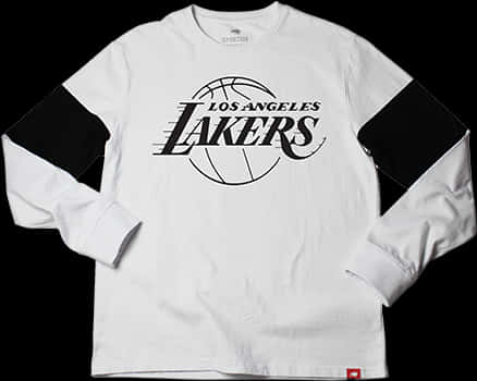 Los Angeles Lakers Logo Long Sleeve Shirt PNG