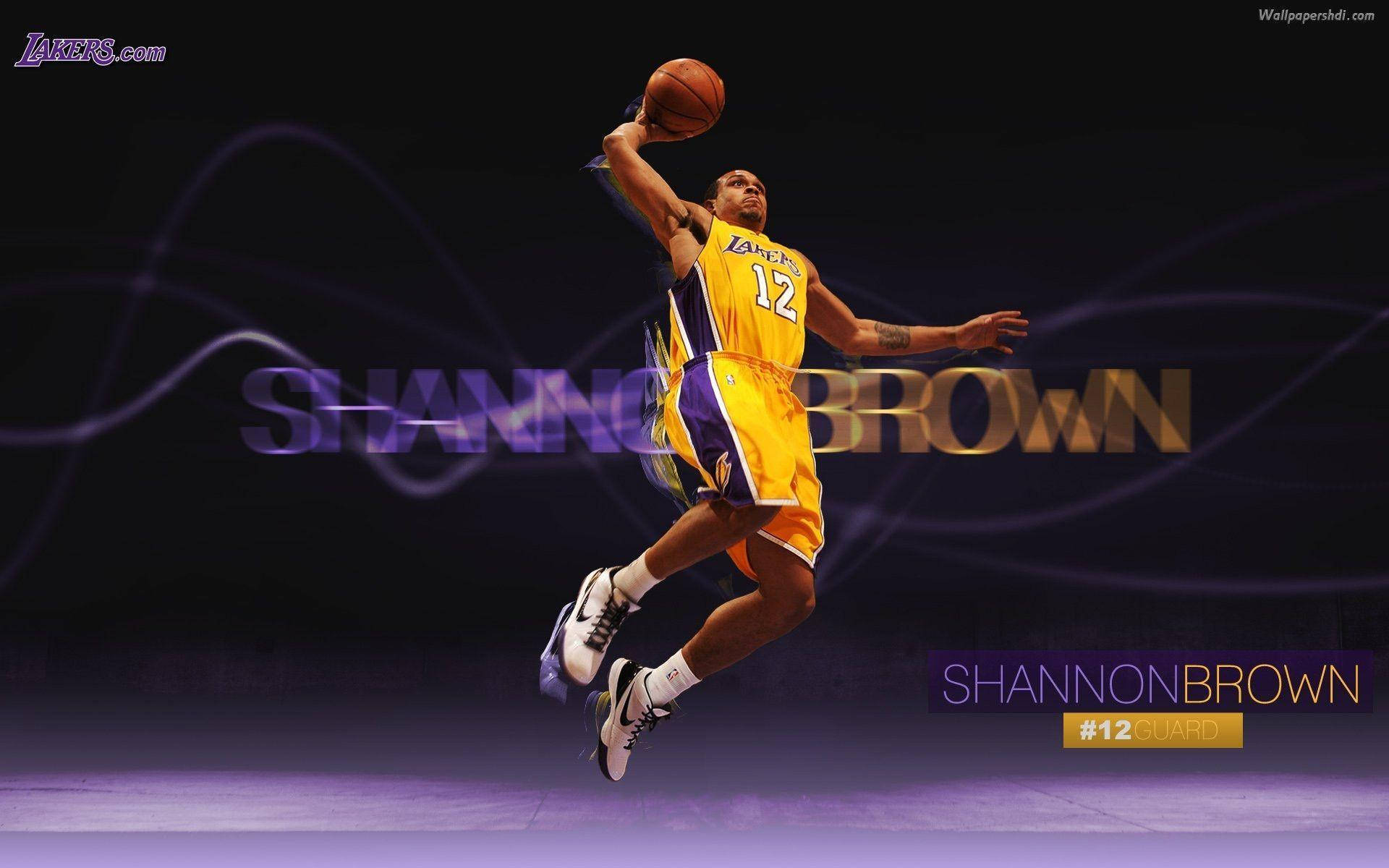 Los Angeles Lakers Shannon Brown Wallpaper
