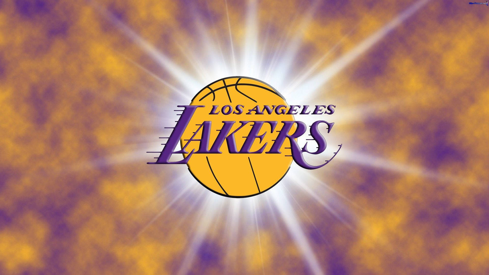 Los Angeles Lakers Sunburst Wallpaper