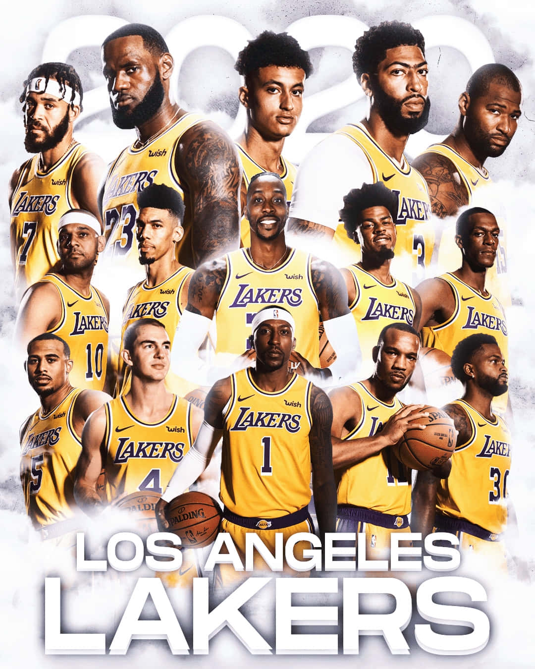 Los Angeles Lakers Team2020 Wallpaper