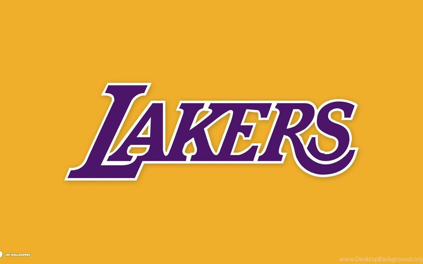 Los Angeles Lakers Gul Wallpaper