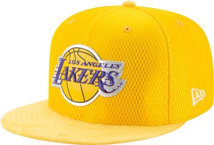 Los Angeles Lakers Yellow Cap PNG