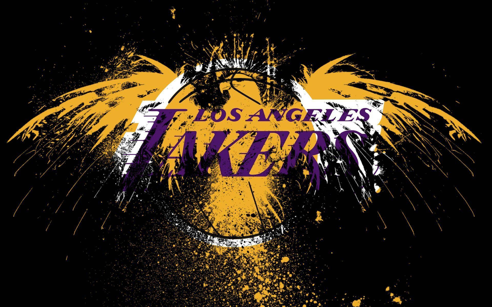 "The Los Angeles Lakers soar to the skies!" Wallpaper