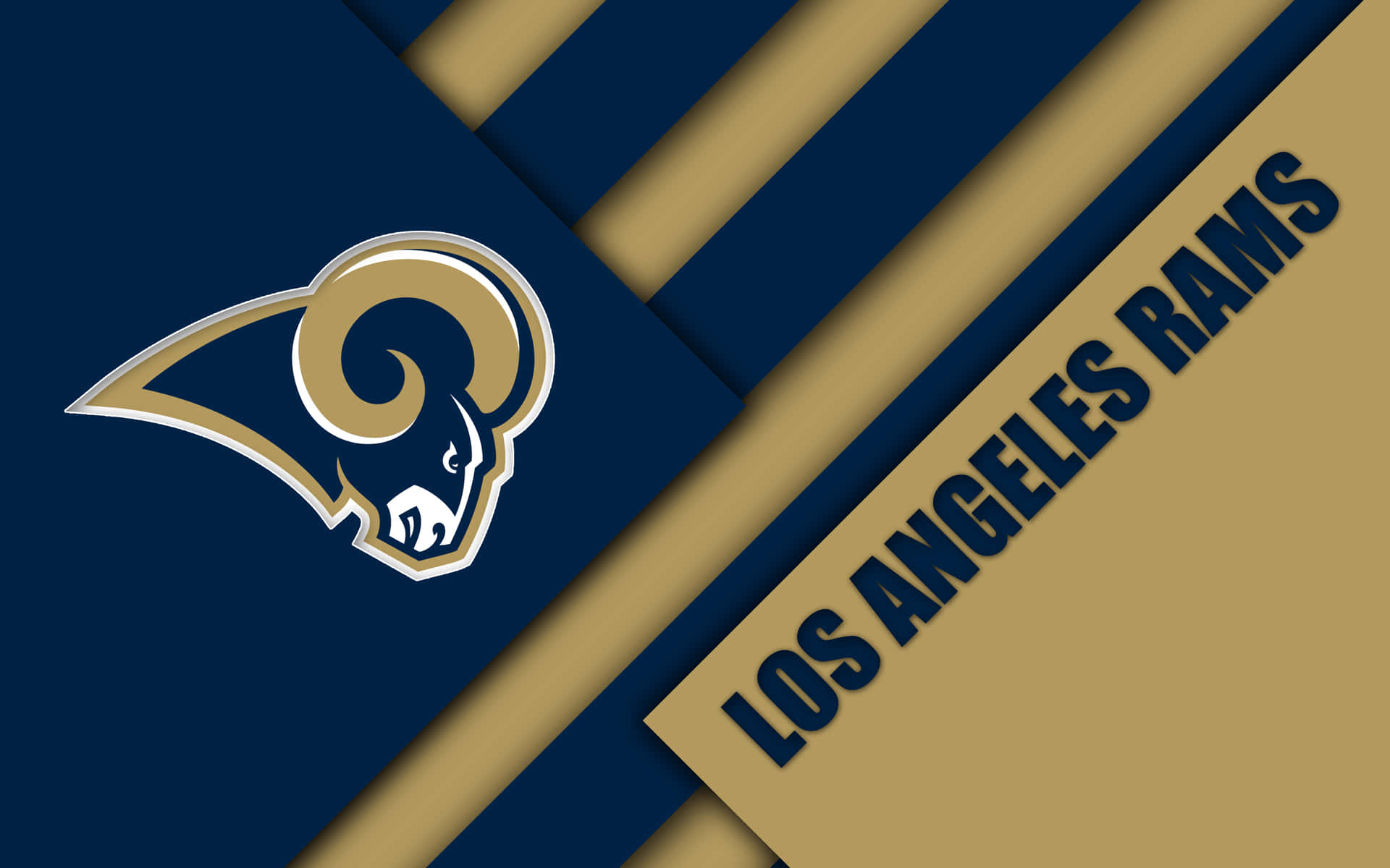 Los Angeles Rams Logo Design Wallpaper