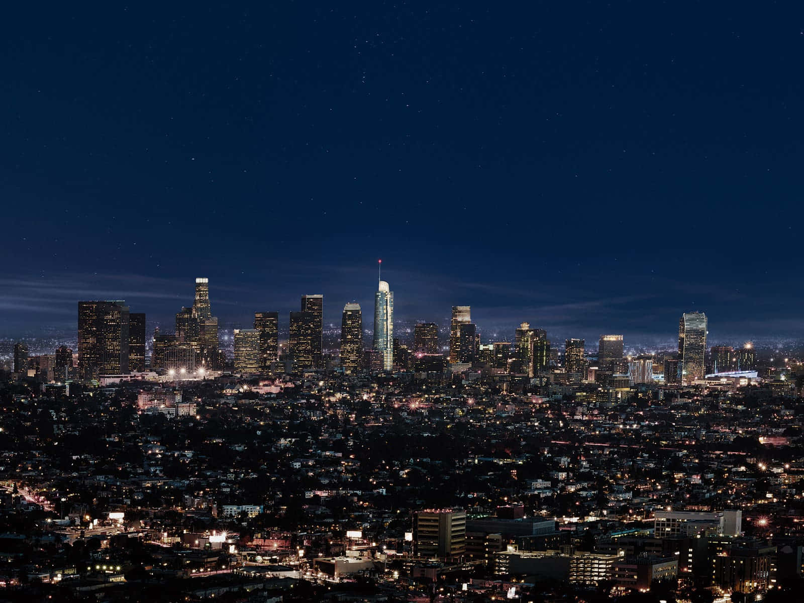 Los Angeles Starry Skyline Wallpaper