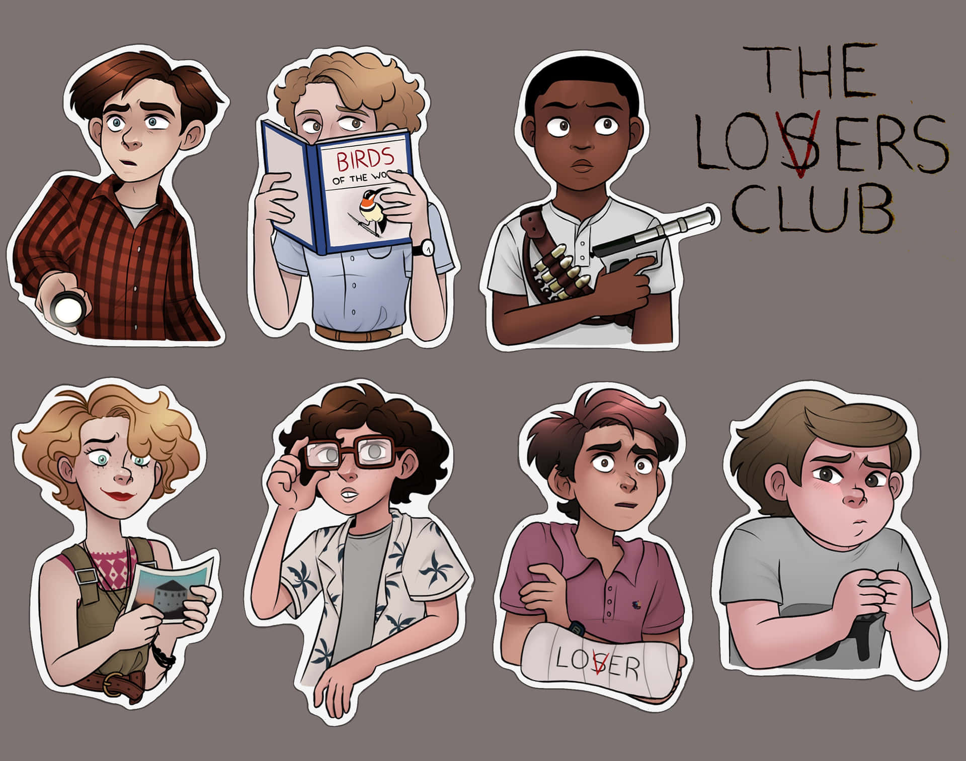 "The Losers Club — Together in It To Win It" Wallpaper