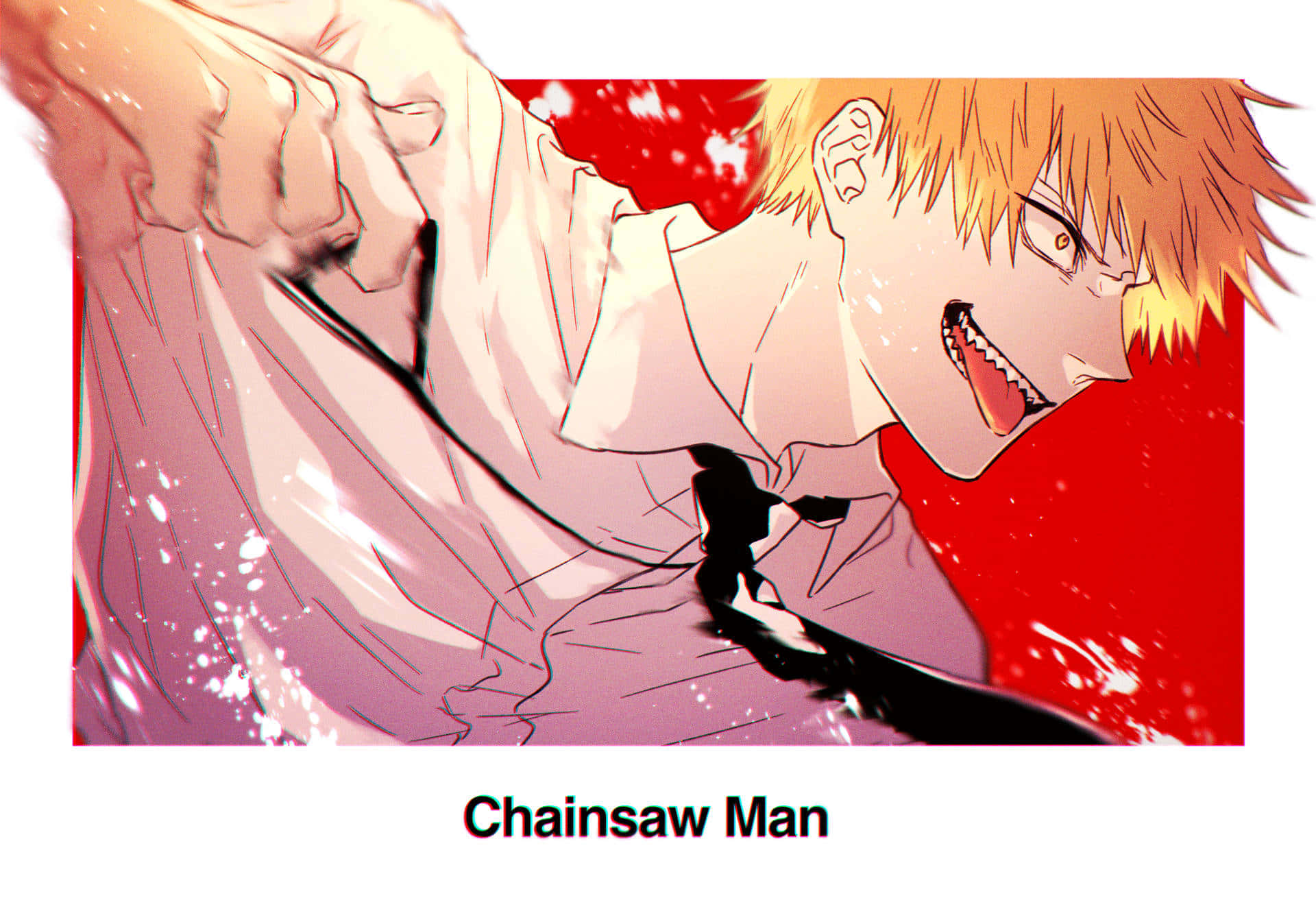 Förloradet Chainsaw Man Pfp (behöver Du En Bild Till Din Dator Eller Mobiltelefon Bakgrundsbild) Wallpaper