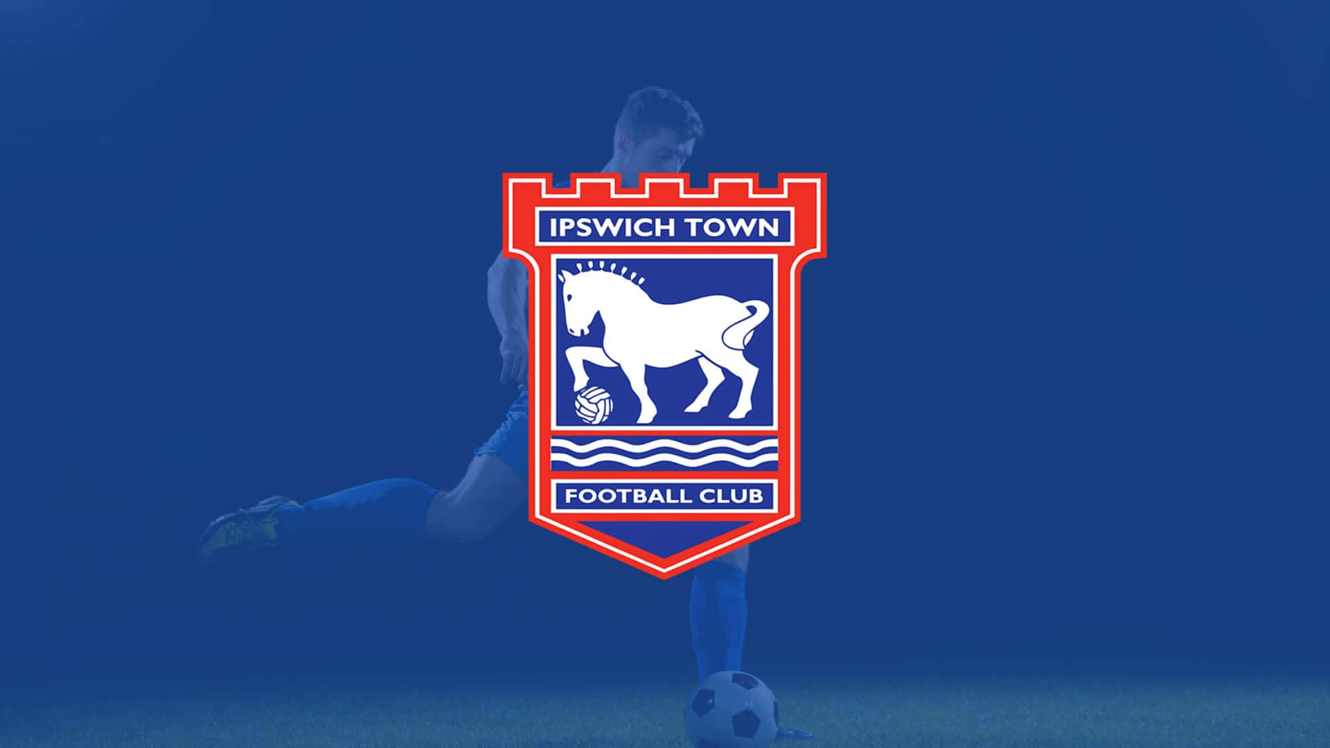 Losjugadores Del Ipswich Town Football Club Celebran En El Campo Fondo de pantalla