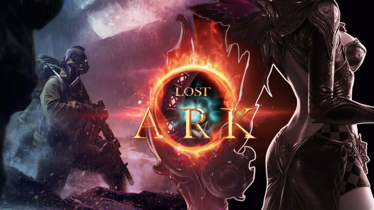 Logotypenför Spelet Lost Ark. Wallpaper