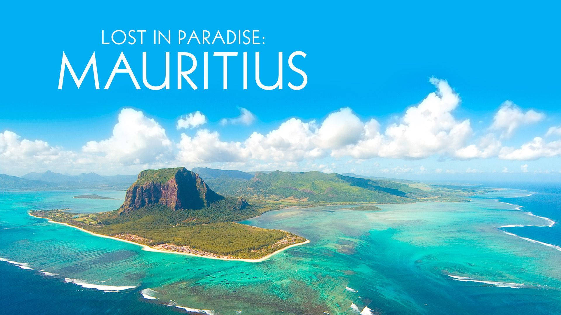 Förloradi Paradiset Mauritius. Wallpaper