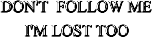 Lost Message Black Background PNG