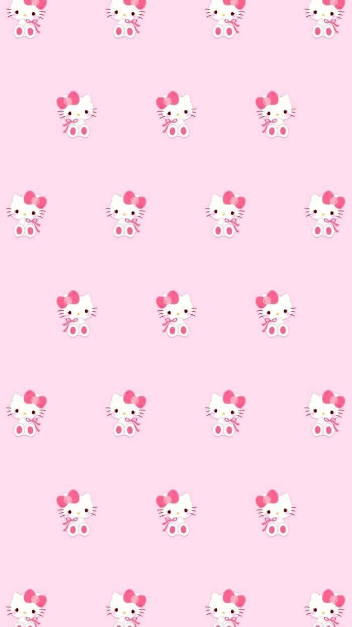 Lots Of Cute Pink Hello Kitty Wallpaper