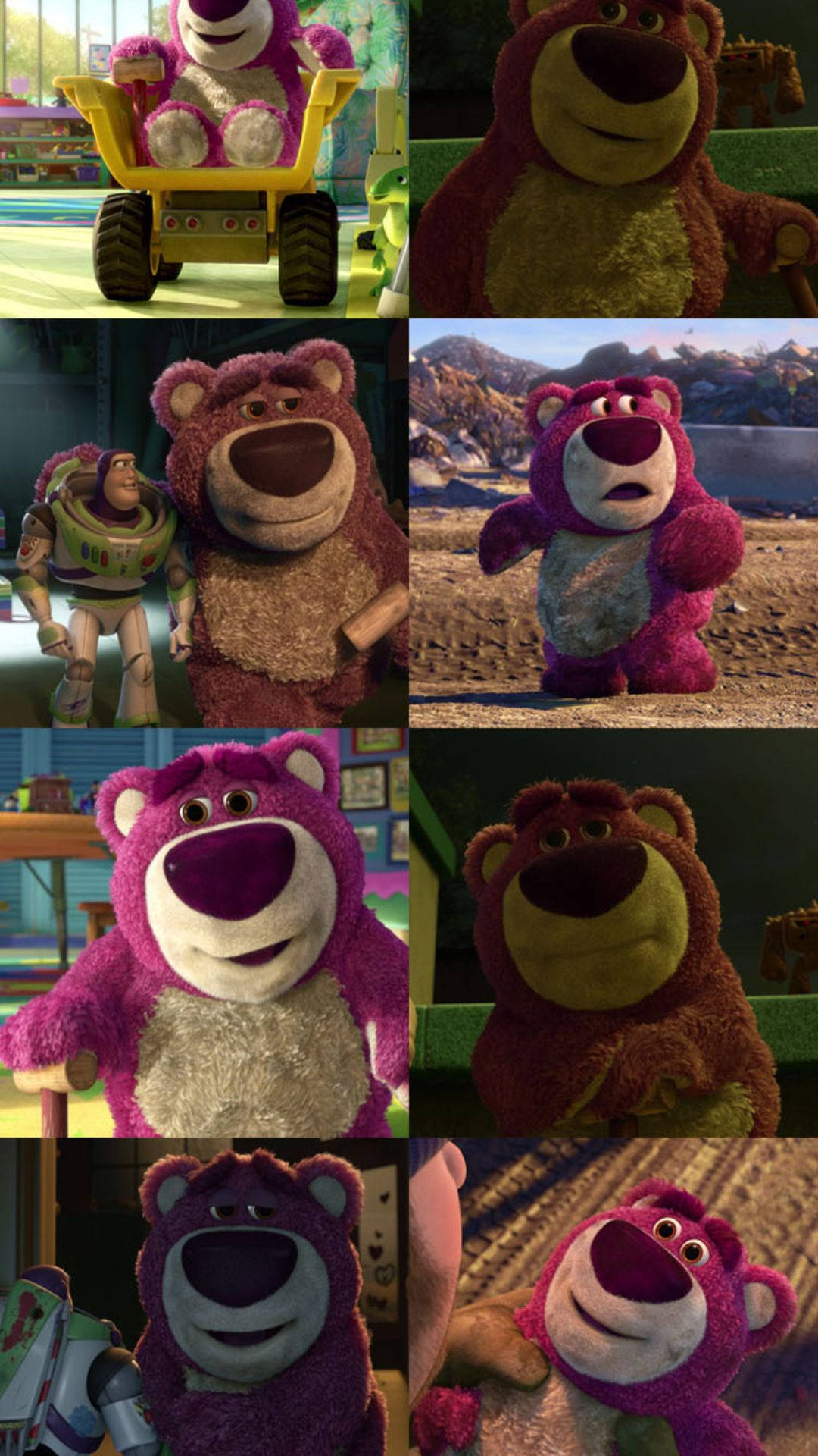Lotso Collage Background