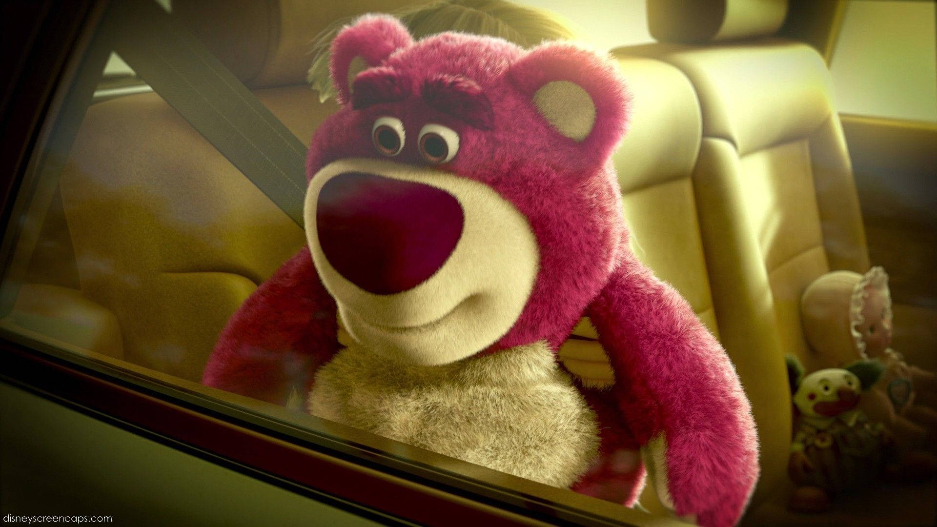 Lotso In A Car Background