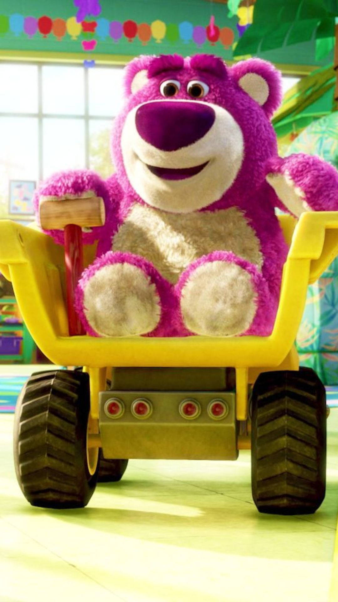 Lotso On A Truck Background