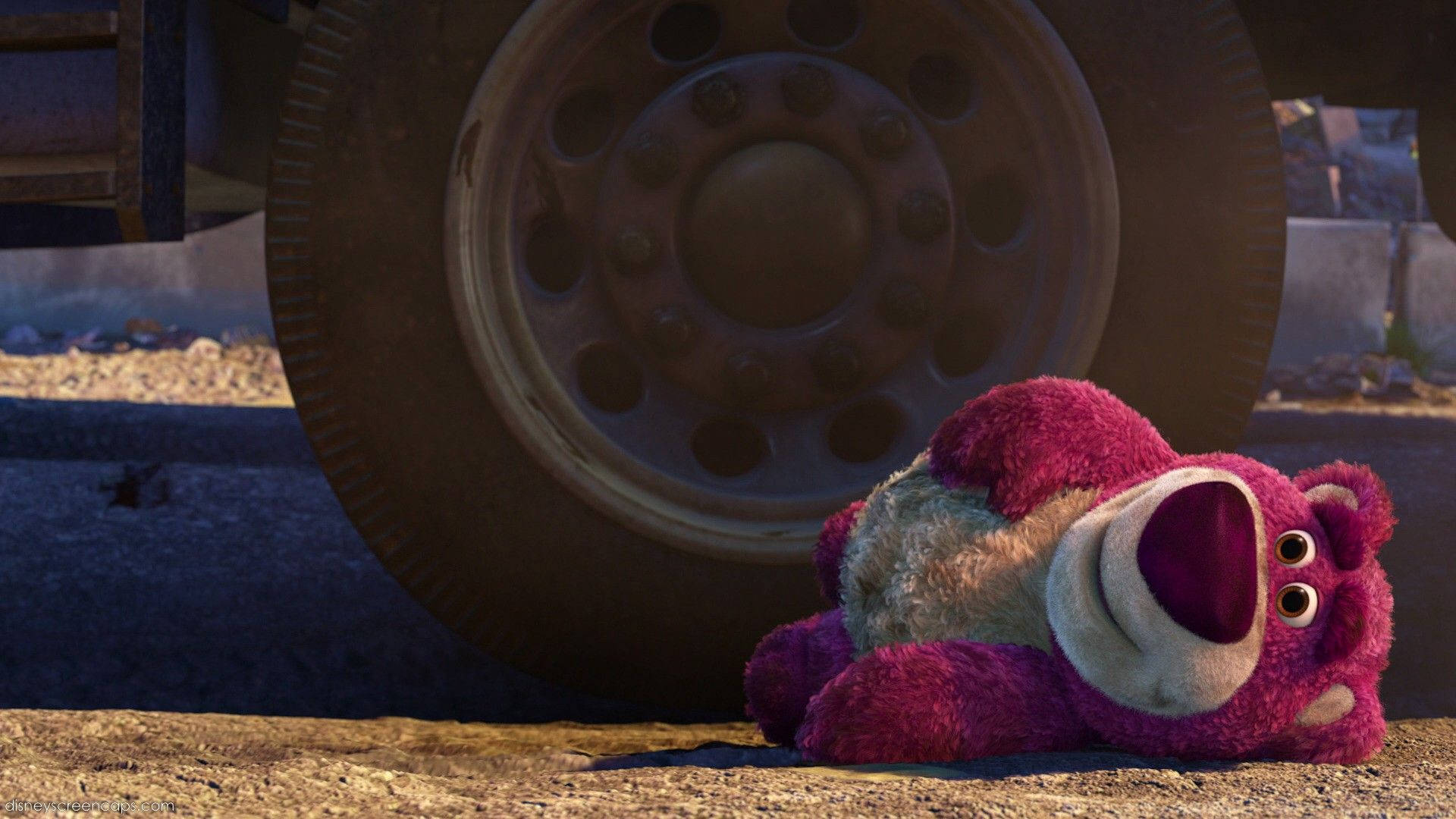Lotso On The Ground Background