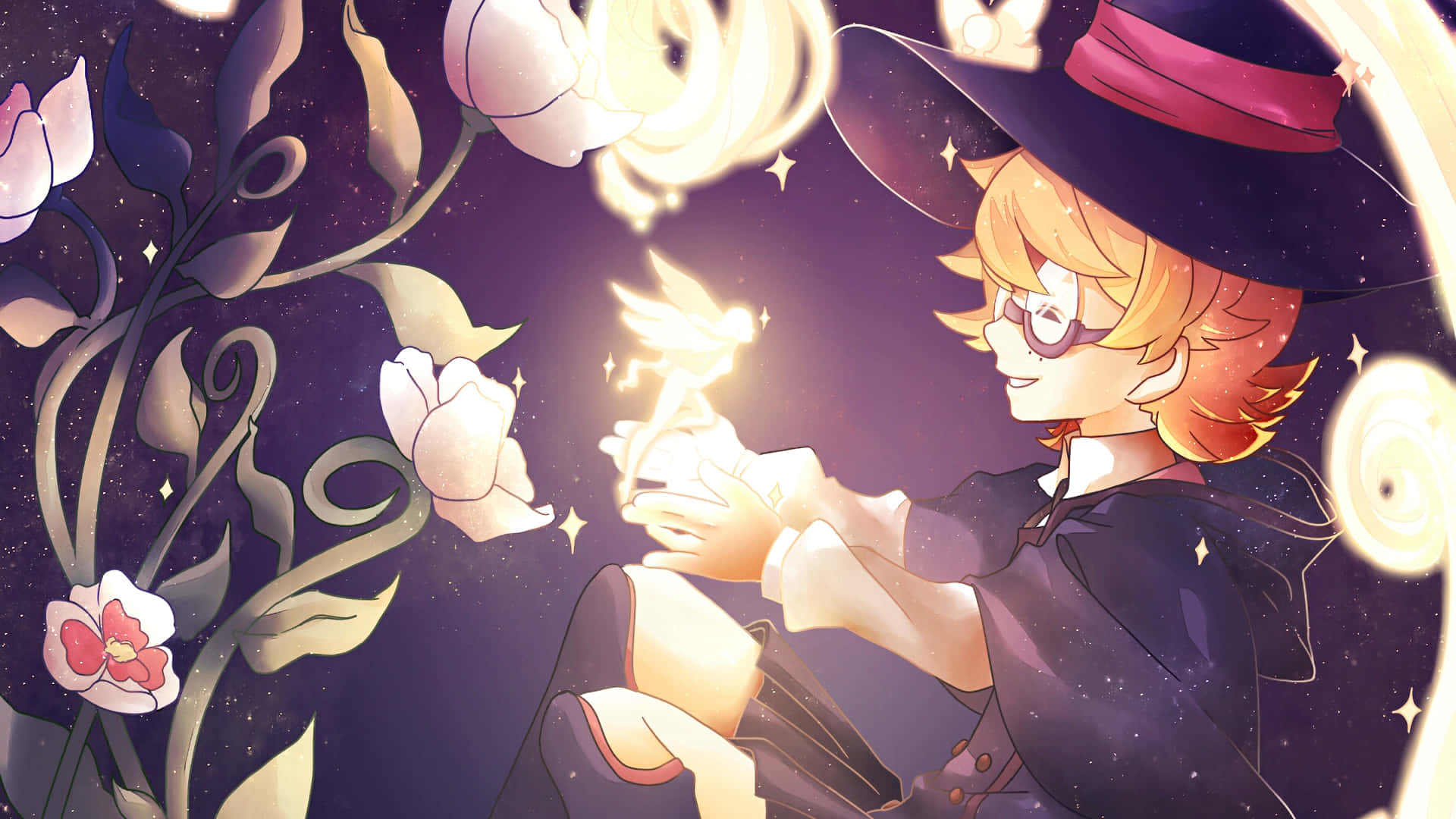 Lotte From Little Witch Academia Wallpaper