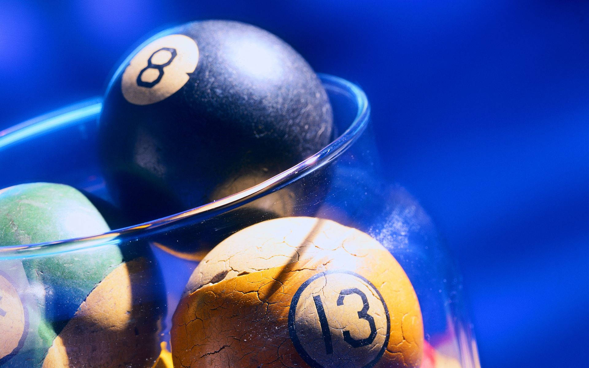 Lottery Balls Close-Up Wallpaper