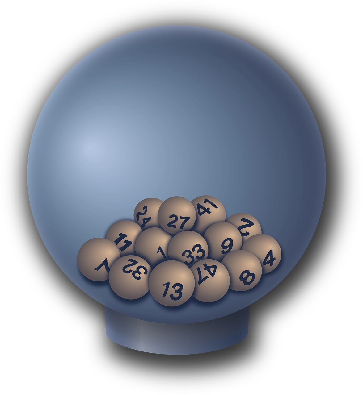 Lottery Ballsin Sphere PNG